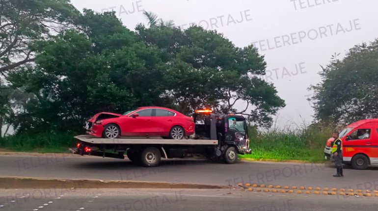 Un herido y daños materiales fue el saldo de 2 choques en Villahermosa