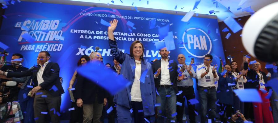 PAN oficializa a Xóchitl Gálvez como su candidata presidencial