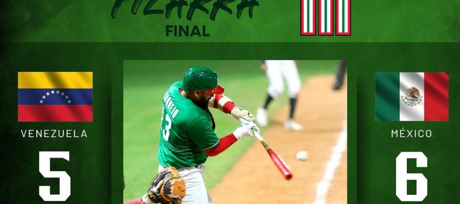 México vence a Venezuela 6-5 y avanza a semifinales en torneo Serie de las Estrellas