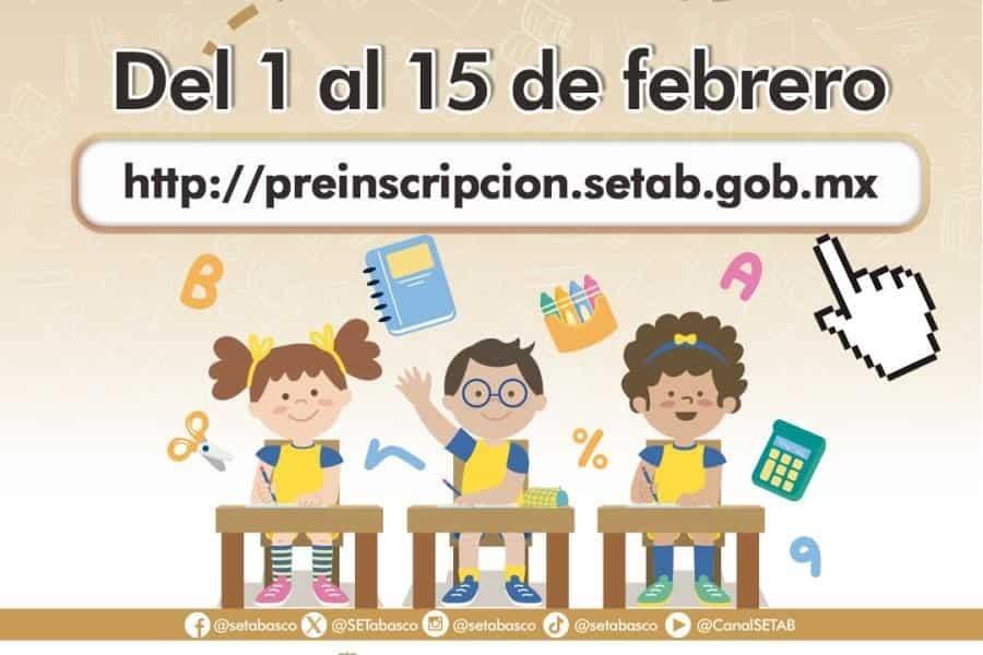 Inician hoy preinscripciones en línea para nivel básico