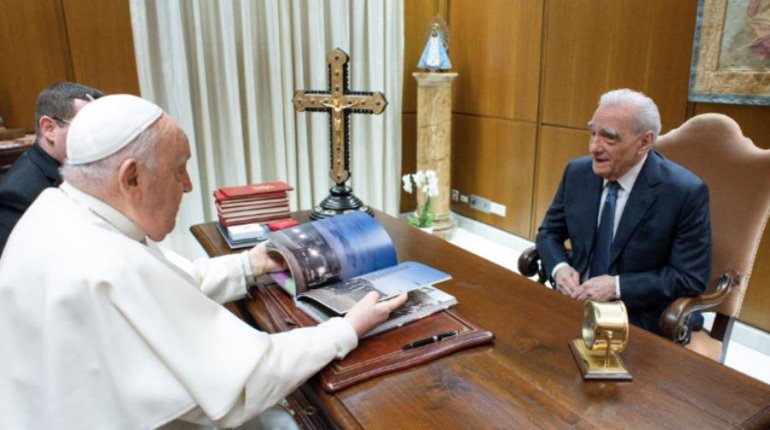 Se reúne el Papa Francisco con Martin Scorsese