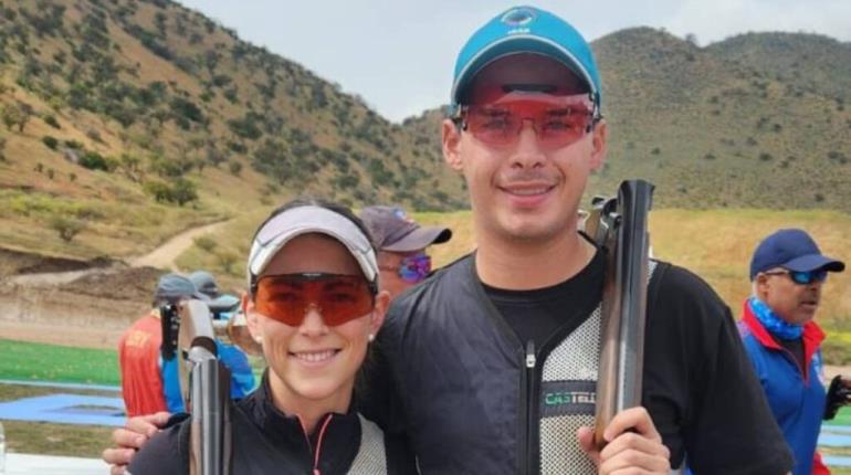 Gaby Rodríguez y Luis Gallardo, ganan medalla de bronce en Copa del Mundo de Tiro