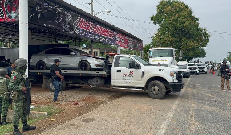 Incauta "Tabasco Seguro" casi 200 vehículos en operativos