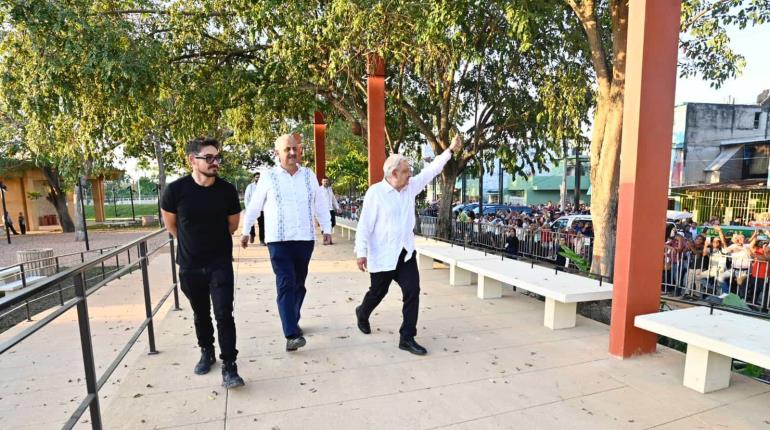 "Era un sueño": AMLO al Inaugurar malecón de Villahermosa