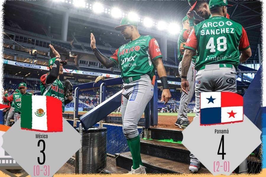 México con paso negativo en Seria del Caribe; cae 4-3 ante Panamá