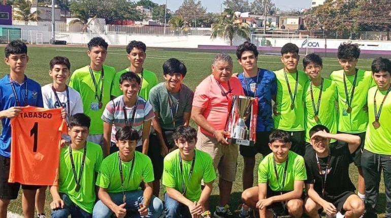 Tabasco sub-15 gana Campeonato Regional de fútbol 