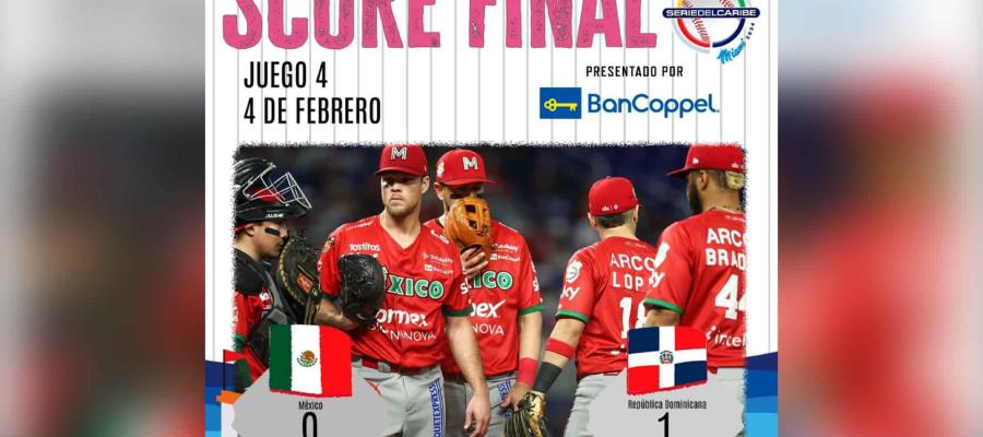 México vence a Dominicana y consigue primer triunfo en Serie del Caribe 