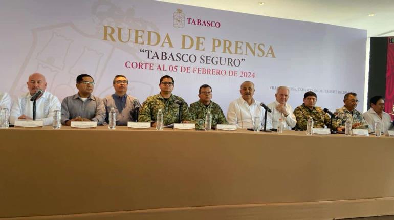 57 detenidos, armas, vehículos y hasta fentanilo deja Tabasco Seguro