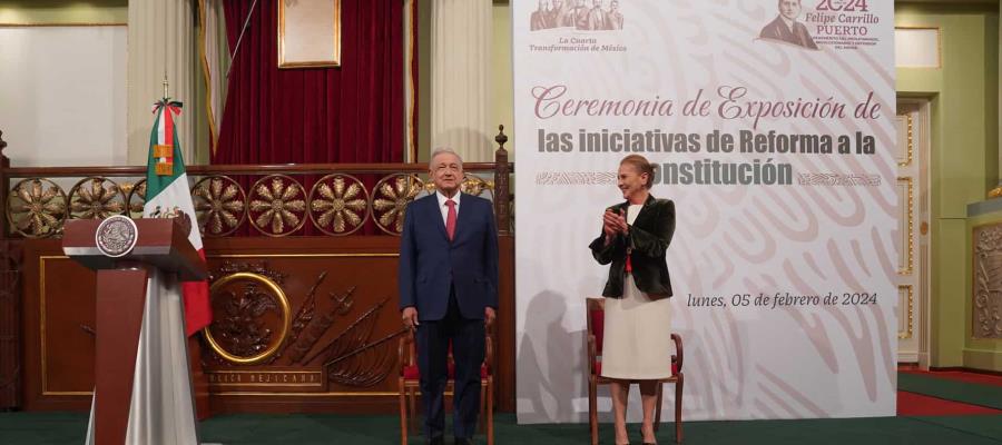 Prohibir fentanilo, eliminar ´pluris´ y elegir ministros, entre Reformas presentadas por AMLO