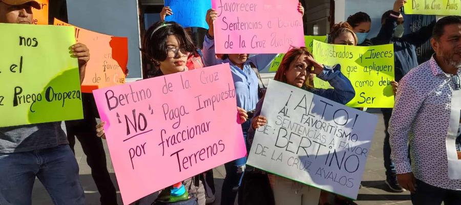 Habitantes del Fracc. La Cruz acusan presunto fraude por parte del fraccionador