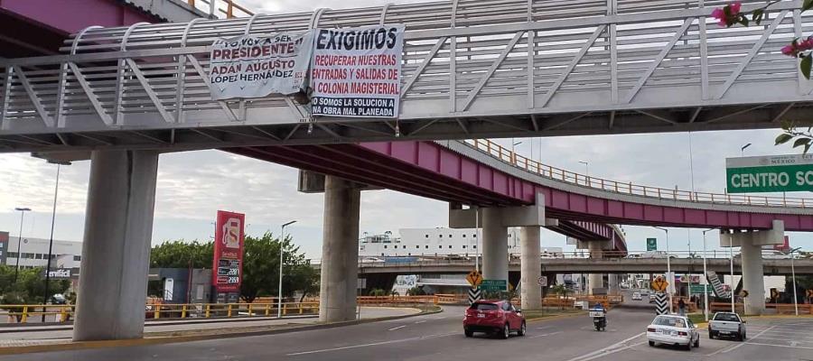 Exigen recuperar entradas y salidas en La Magisterial