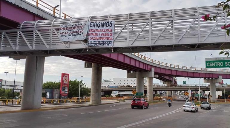 Vecinos de la Magisterial enfrentan viacrucis en sus accesos