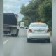 Patrulla de Semovi y unidad de volteo protagonizan persecución en carretera Macuspana-Villahermosa