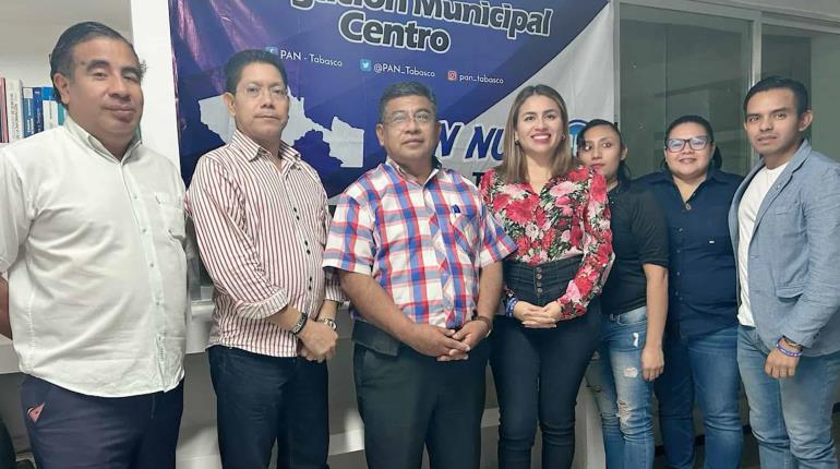 Por prelación Gabriel García Torres asume dirigencia municipal del PAN en Centro