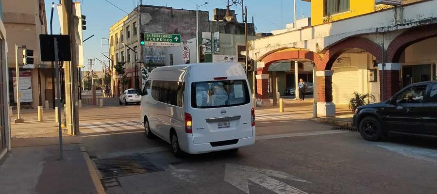 Restablecen sentido de Madero tras obras en malecón de Villahermosa