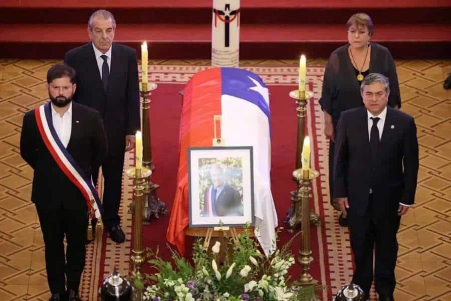 En funeral de Estado, despiden a expresidente Chileno Sebastián Piñera