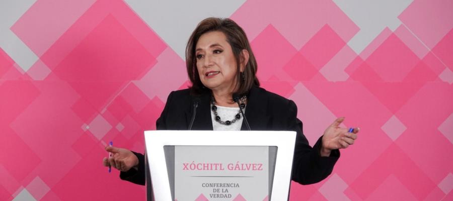 Reta Xóchitl a AMLO a debatir en inglés