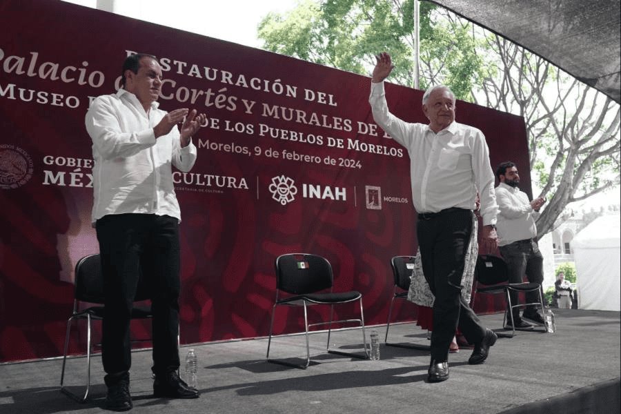 Abuchean a Cuauhtémoc Blanco durante evento de AMLO en Morelos