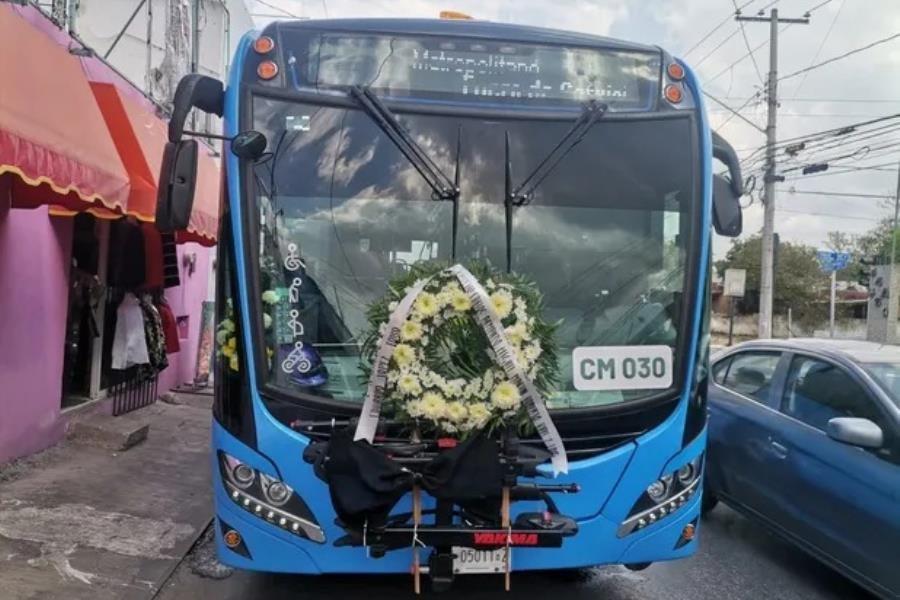 Muere chofer de transporte público en Yucatán tras defender a pasajera de acosador