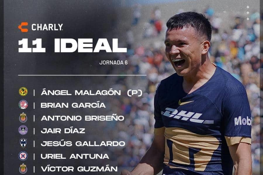 Gallardo y Malagón, en el 11 ideal de jornada 6 de Liga Mx