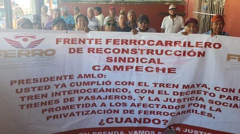 Amenazan ferrocarrileros con protesta nacional por incumplimiento del Gobierno