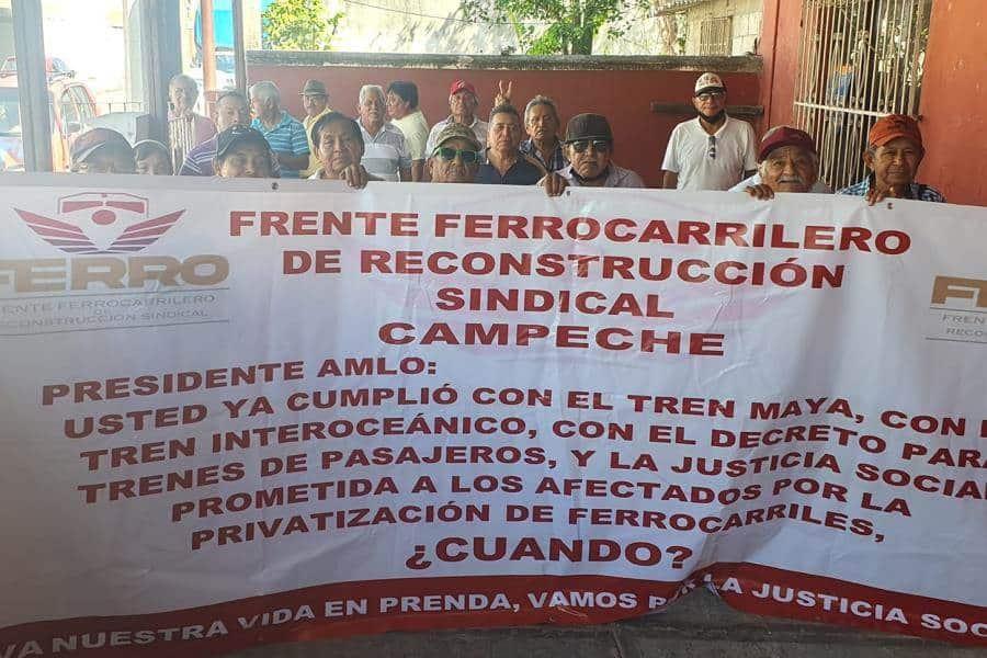 Amenazan ferrocarrileros con protesta nacional por incumplimiento del Gobierno