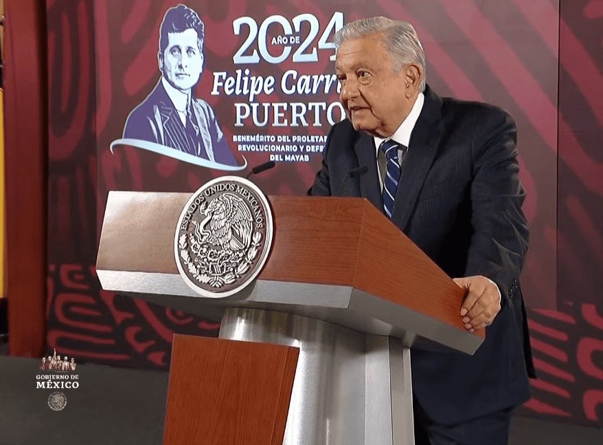 Le "jurgaron el tutupiche", dice AMLO sobre la visible mejora de la infección en su ojo