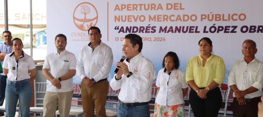 Inicia operaciones el nuevo mercado de Cunduacán "Andrés Manuel López Obrador