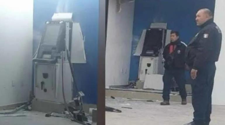 Detonan un cajero automático en Hidalgo; van dos en menos de una semana