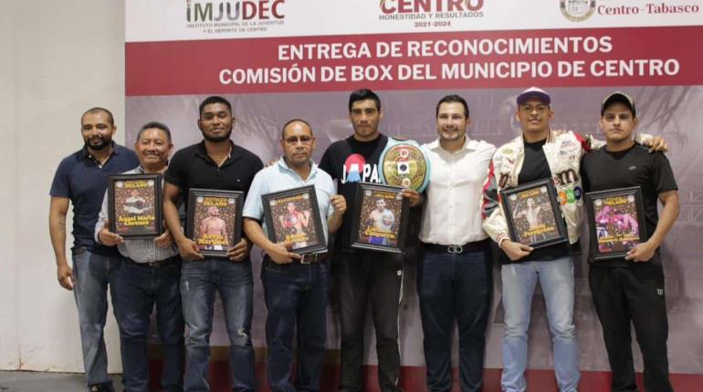 Premian a lo mejor del boxeo y artes marciales de Tabasco durante el 2023