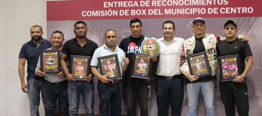 Premian a lo mejor del boxeo y artes marciales de Tabasco durante el 2023