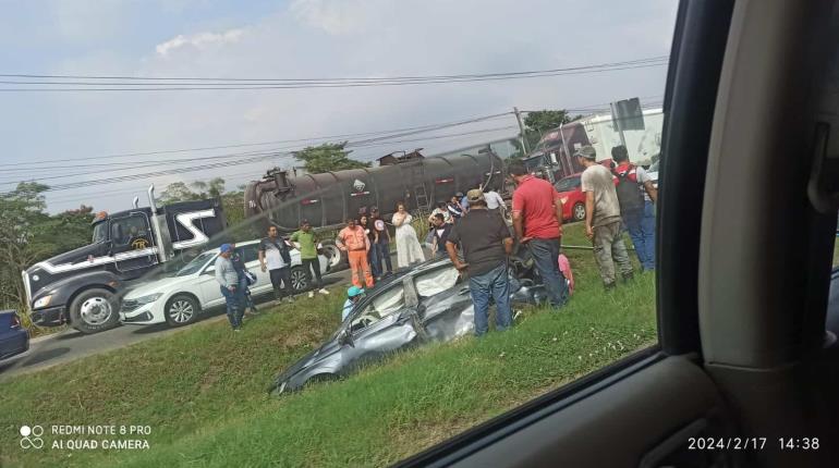 Aparatoso accidente en Cárdenas deja una persona fallecida