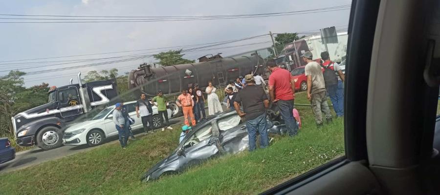 Aparatoso accidente en Cárdenas deja una persona fallecida