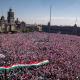 Llena marcha por la democracia Zócalo de CDMX