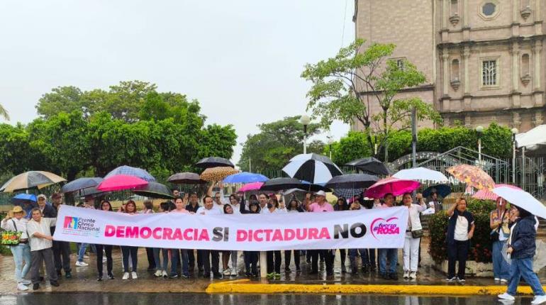 Replican en Villahermosa la Marcha por la Democracia