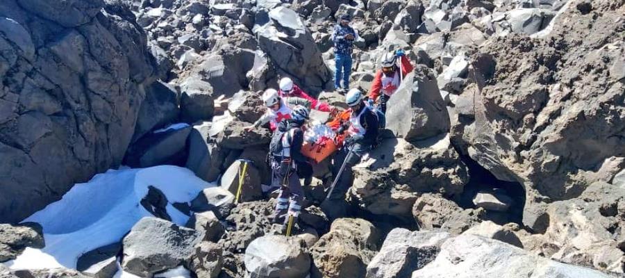 Muere alpinista tras perder el rumbo en el Pico de Orizaba