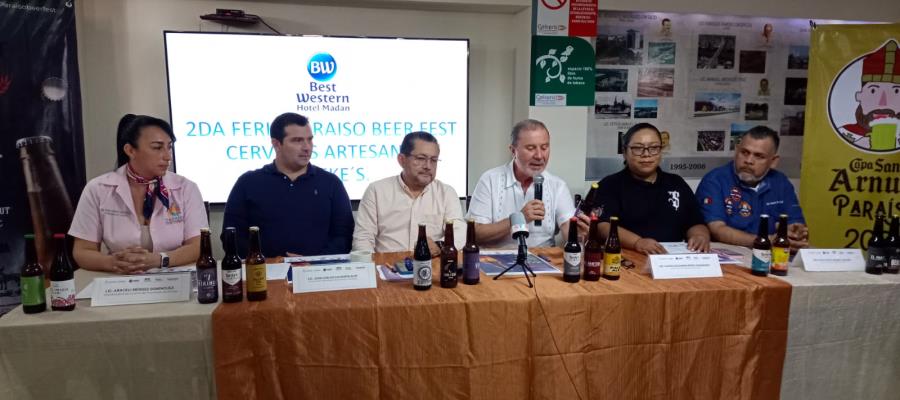 Paraíso, sede del segundo Festival de Cerveza Artesanal en marzo