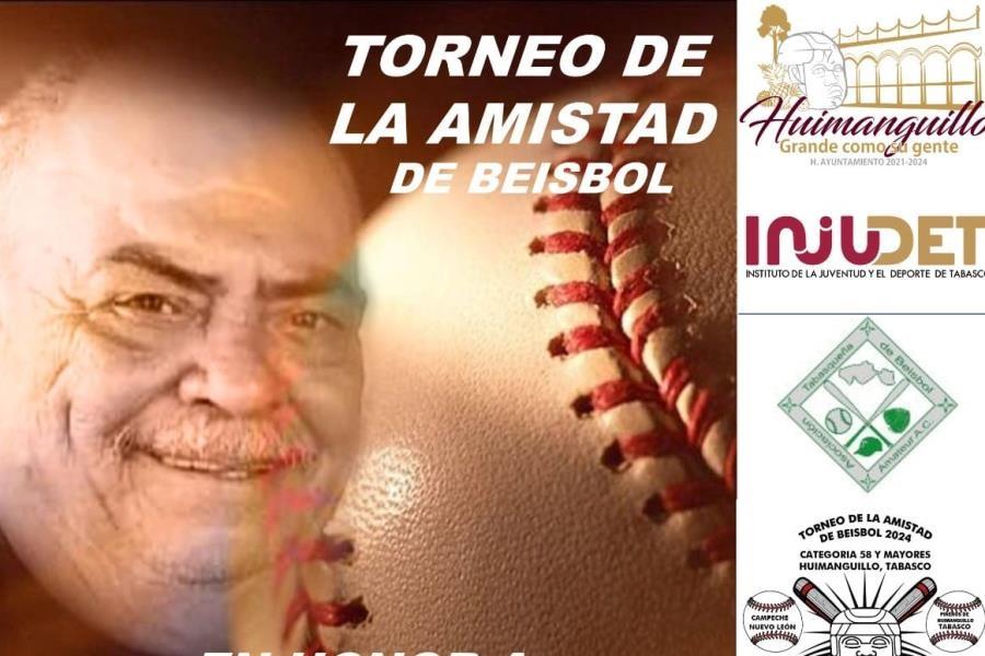 En homenaje a expelotero Manuel Leal, celebrarán "Torneo de la Amistad de Beisbol" en Huimanguillo