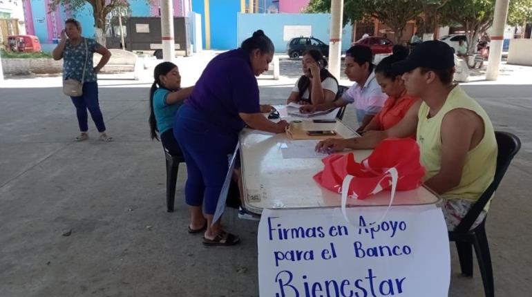 Ocuiltzapotlán y Macultepec colectan firmas para solicitar sucursal del Banco de Bienestar