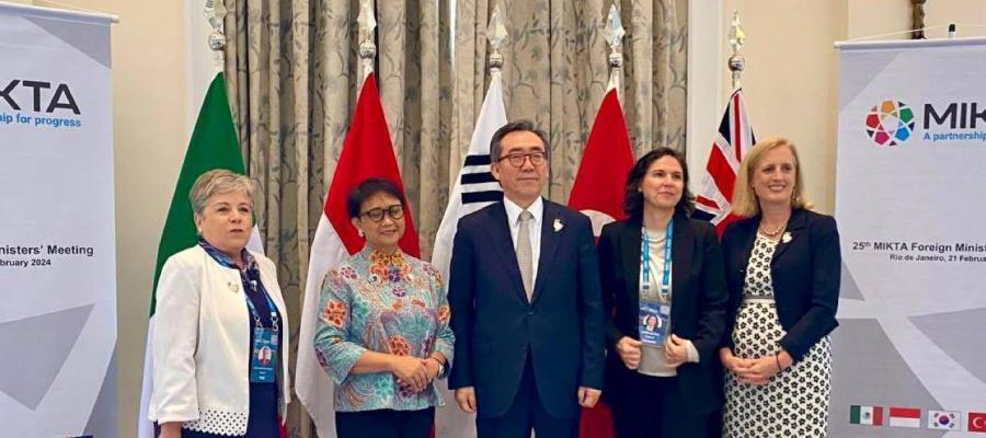 México recibe coordinación del grupo MIKTA en Cumbre de Cancilleres del G20