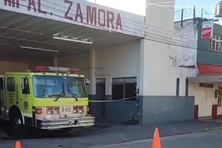 2 bomberos heridos en ataque a balazos en instalaciones de PC Michoacán