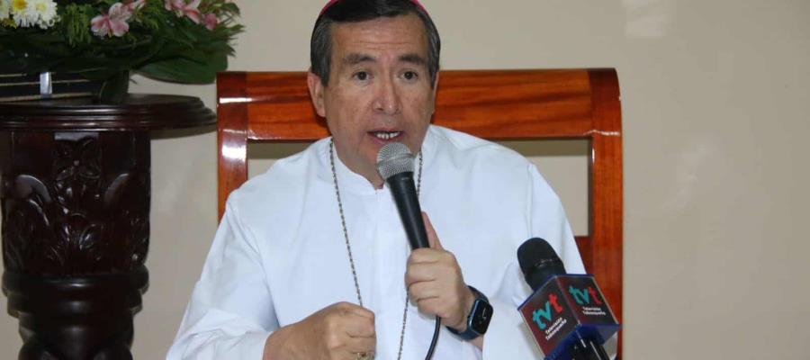 No separarse ni dejar de mirar a Jesús "el buen pastor": Obispo de Tabasco