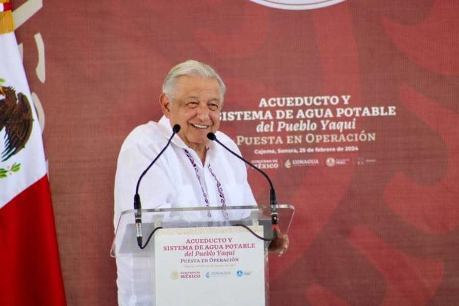 Encargará AMLO compromisos de justicia con pueblo Yaqui a quien lo suceda