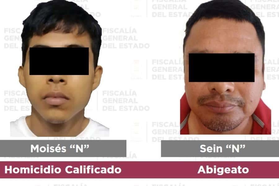 Detiene FGE a 6 por homicidio, abigeato, pederastia y otros delitos