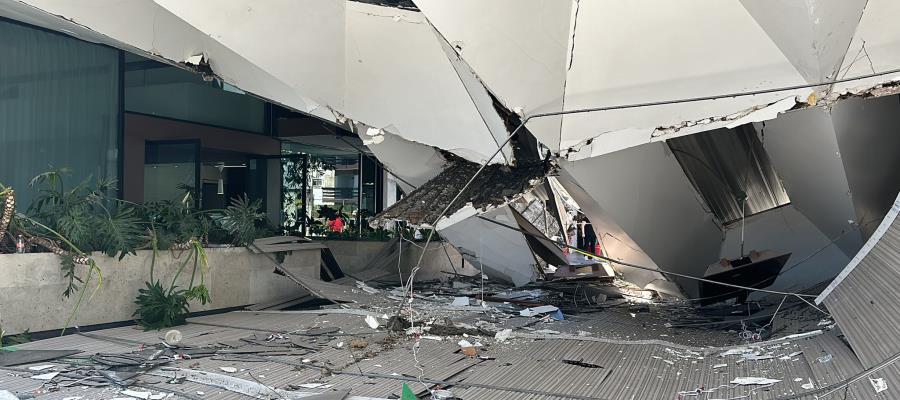 Cae techo de hotel en Zapopan, Jalisco