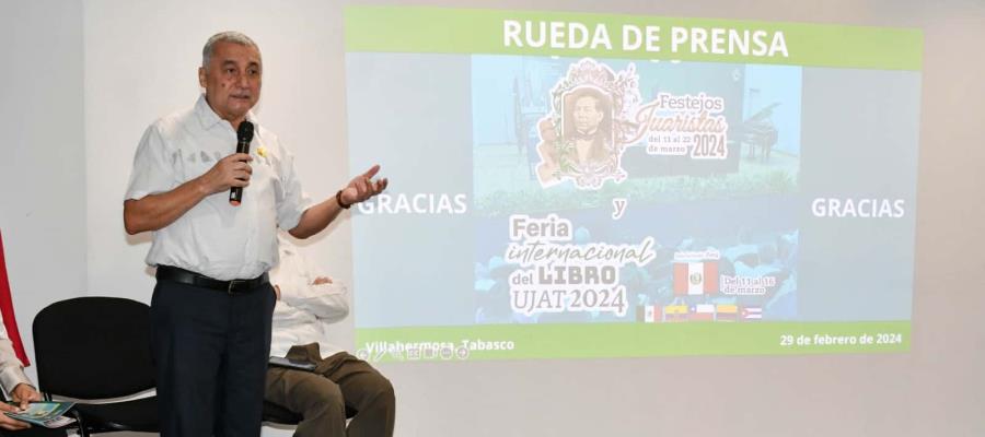 FIL UJAT 2024 y festejos juaristas contempla 412 eventos académicos, culturales y deportivos