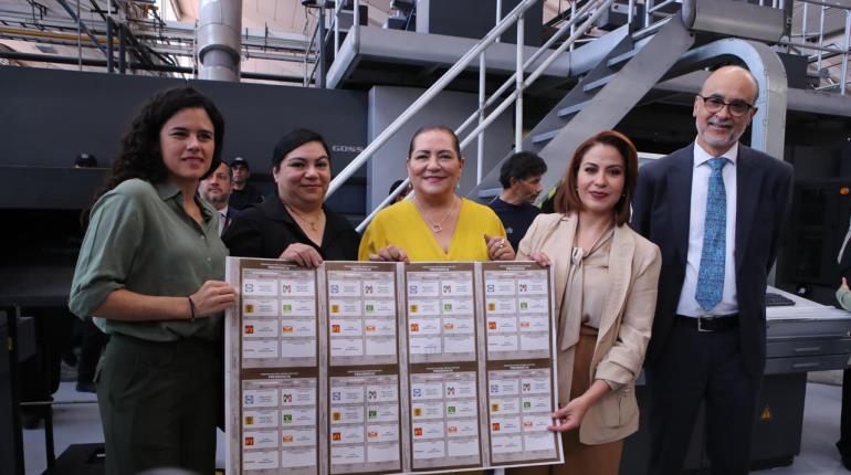 Inicia producción de boletas para elecciones 2024