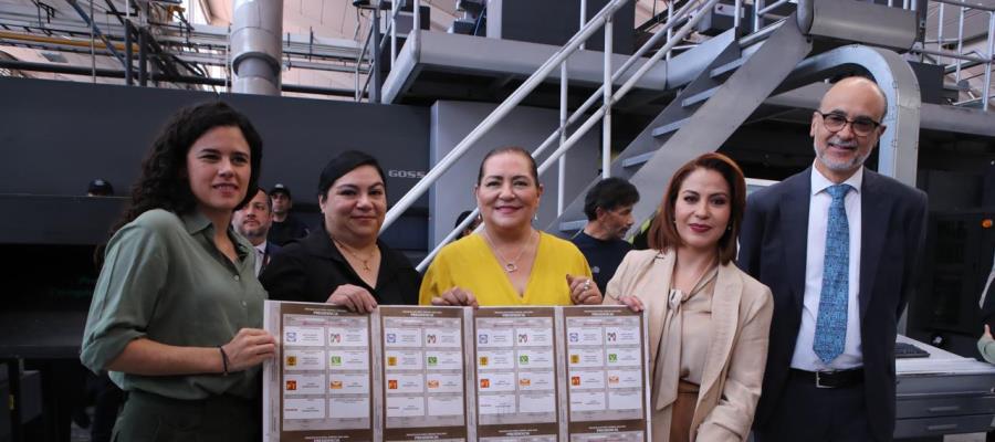 Inicia producción de boletas para elecciones 2024