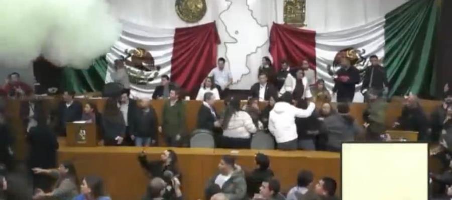 Procesan a 14 militantes de MC por irrumpir en Congreso de Nuevo León