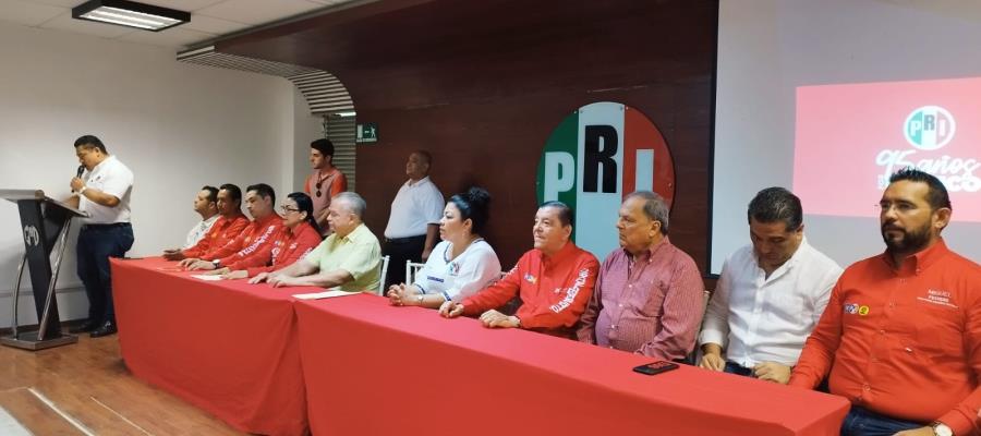 Con discreto evento PRI Tabasco conmemora 95 aniversario de fundación